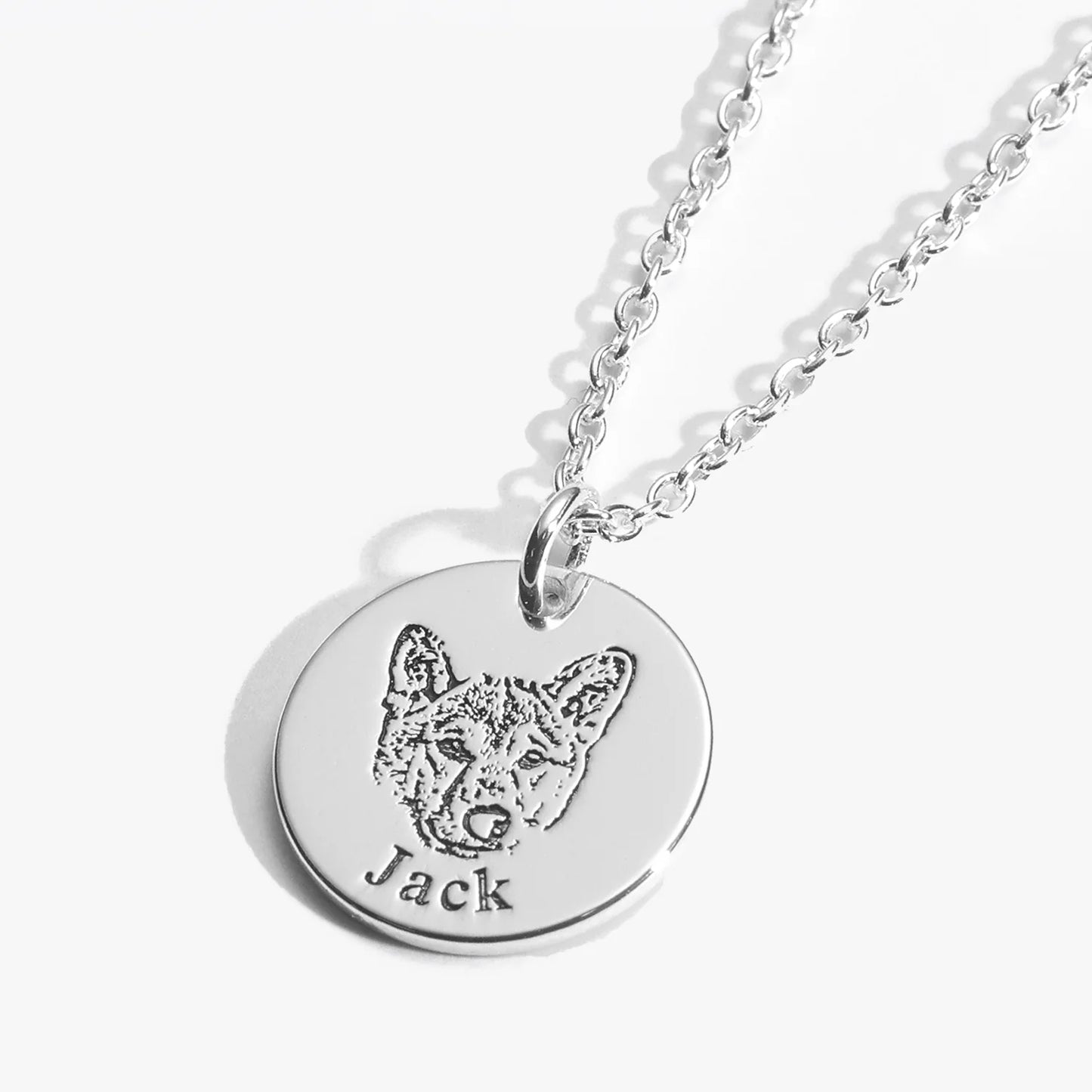 Collar personalizado con grabado de foto de mascota