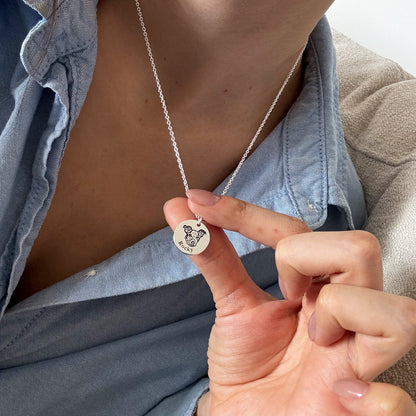 Collar personalizado con grabado de foto de mascota