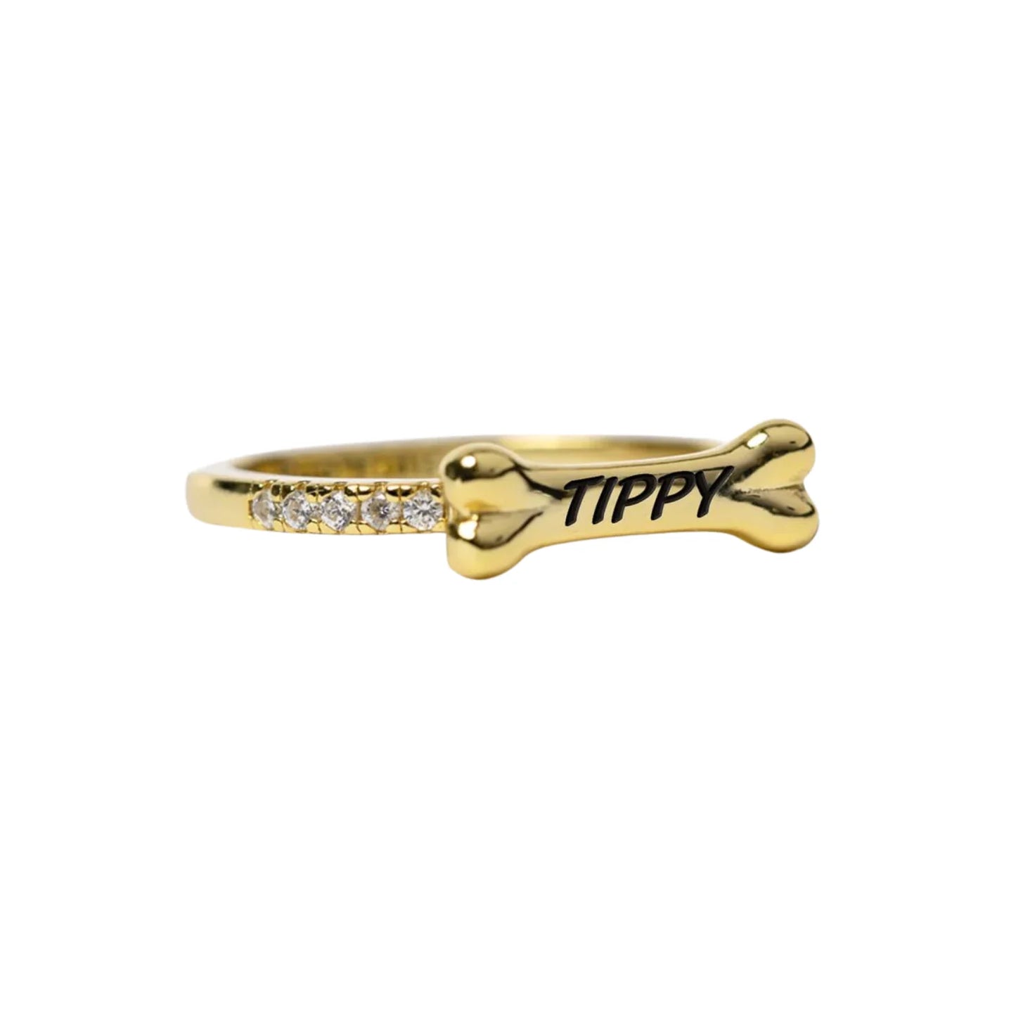 Anillo con nombre de perro