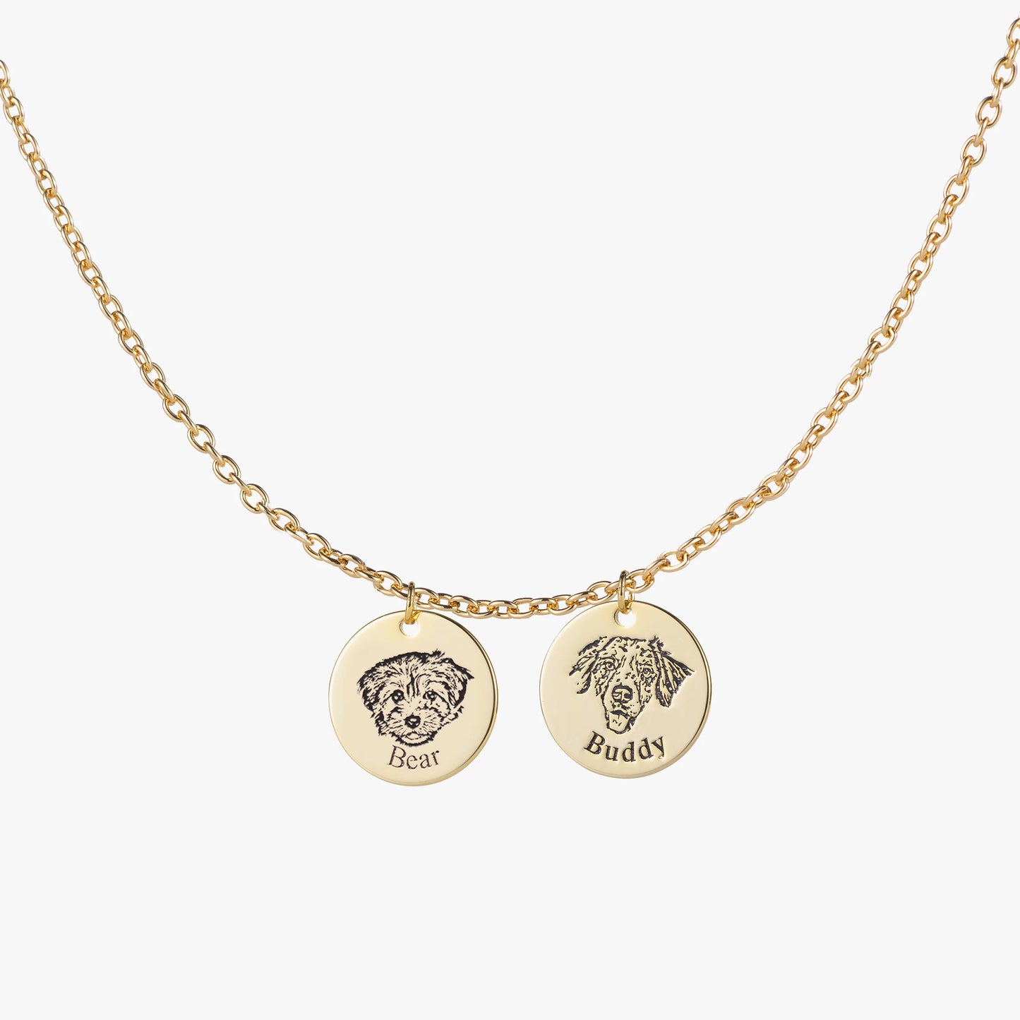 Collar personalizado con grabado de foto de mascota