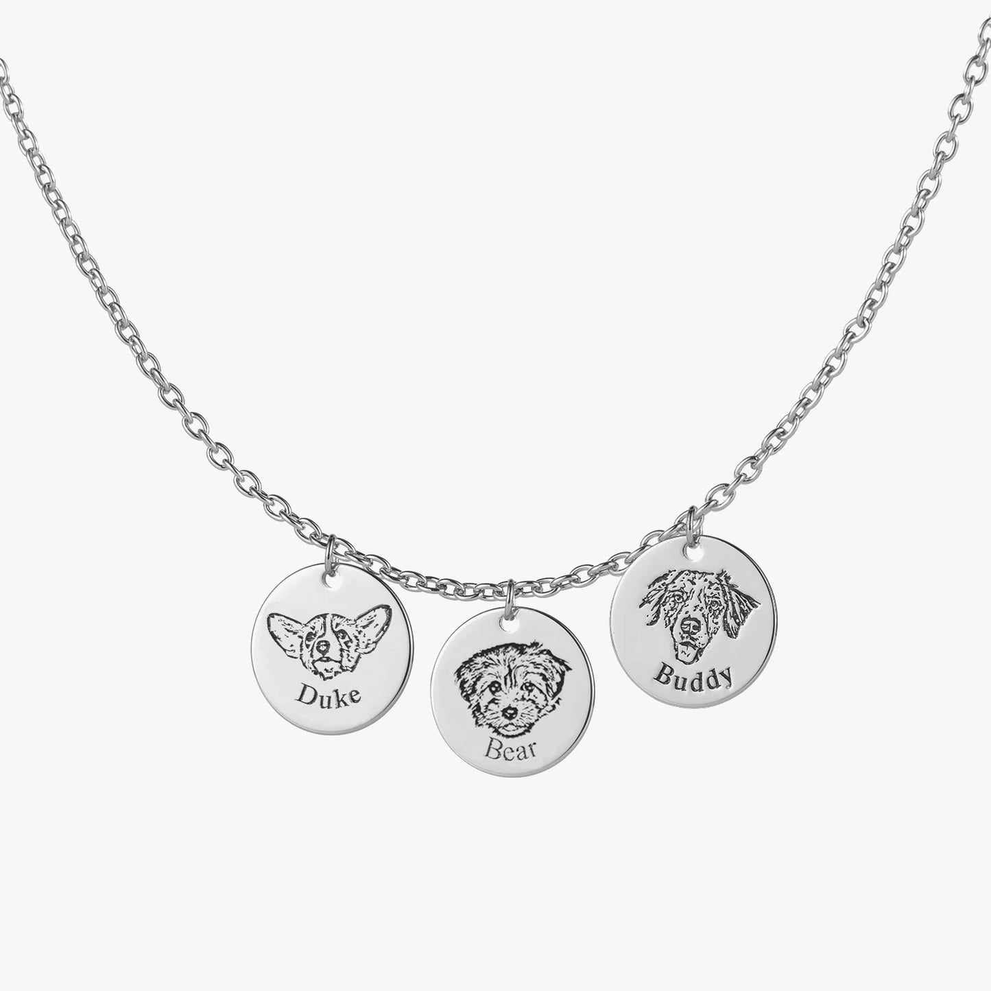 Collar personalizado con grabado de foto de mascota