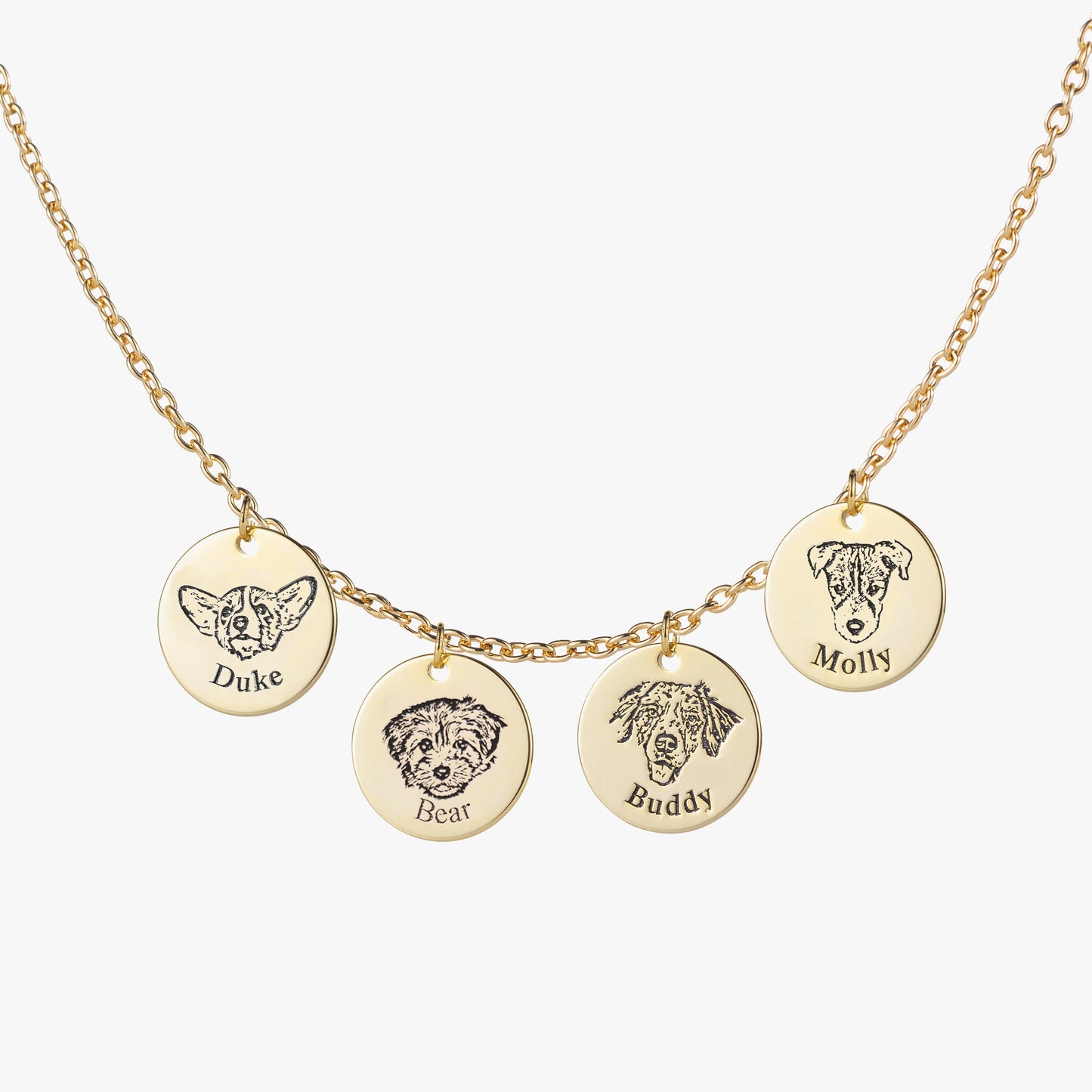 Collar personalizado con grabado de foto de mascota