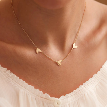 Collar personalizado con corazón grabado