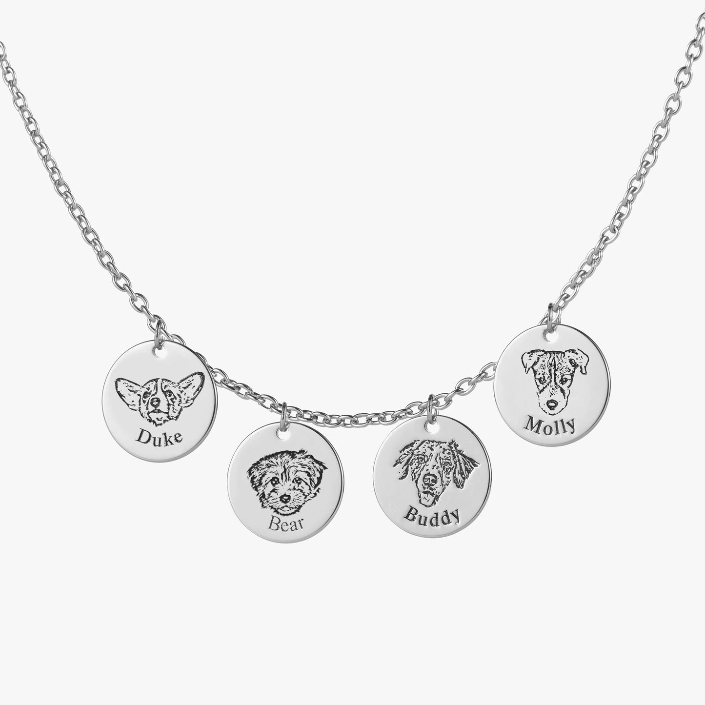 Collar personalizado con grabado de foto de mascota