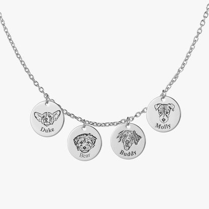 Collar personalizado con grabado de foto de mascota
