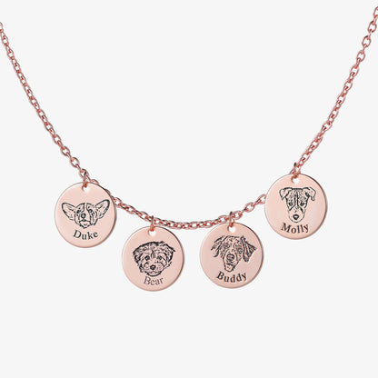 Collar personalizado con grabado de foto de mascota